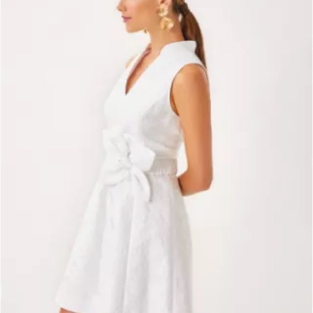 Lilly Pulitzer White Mini Dress with Bow